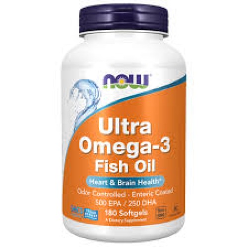 NOW Foods Ultra Omega-3 Fish Oil Softgels